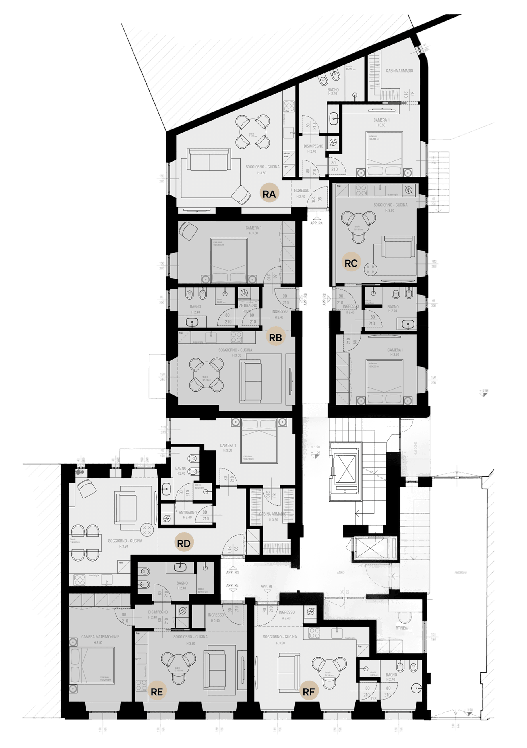 Planimetria Piano rialzato