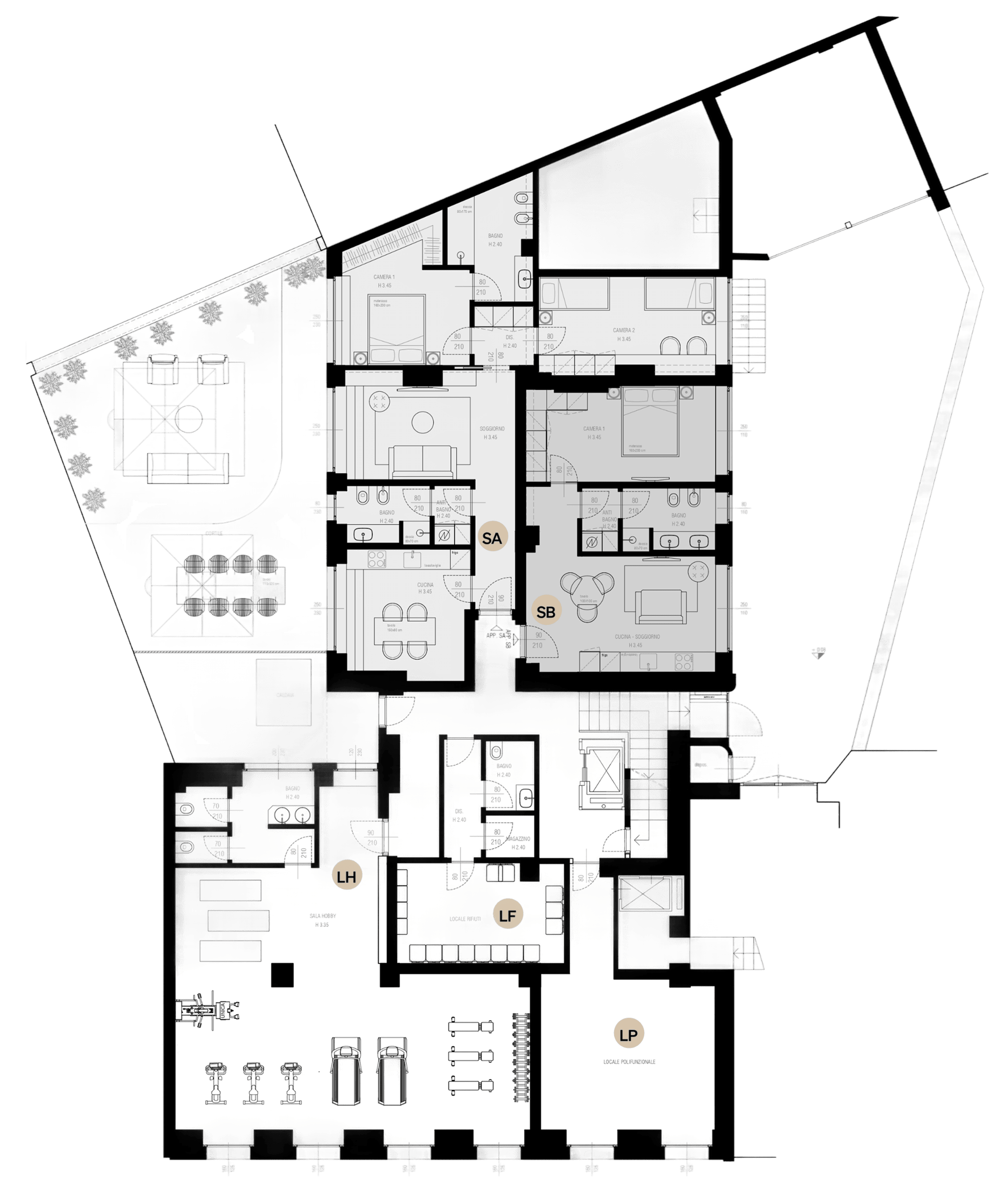 Planimetria Piano interrato