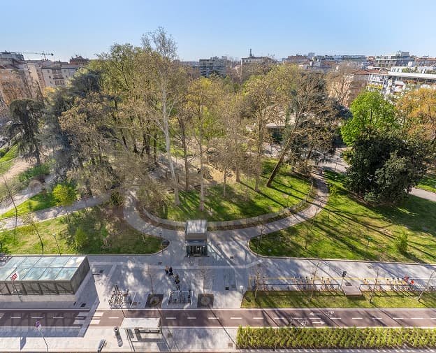 Affaccio verde sul parco